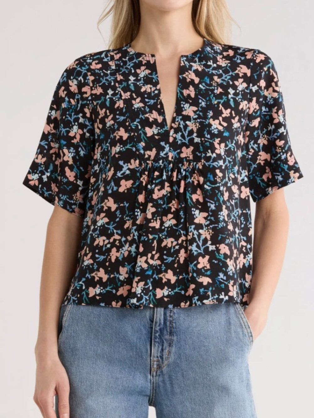 Calla Short Sleeve Silk Top - Ulla Johnson NWT